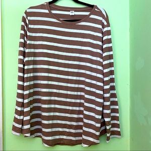 NWT Old Navy Luxe Striped Shirt